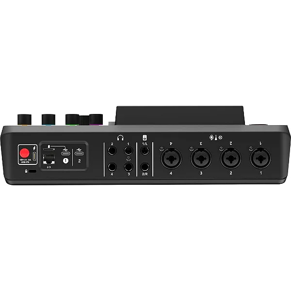 Mesa Rodecaster Pro 2 para Podcasts e Gravações