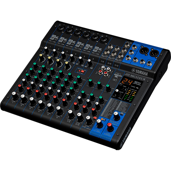 Mesa Yamaha MG12XUK para Produção de Som ao Vivo