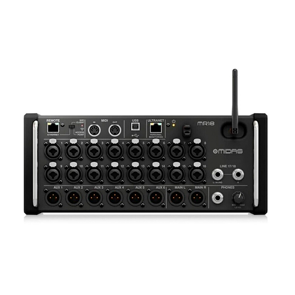 Mesa Midas MR18 Rack Digital para Som ao Vivo