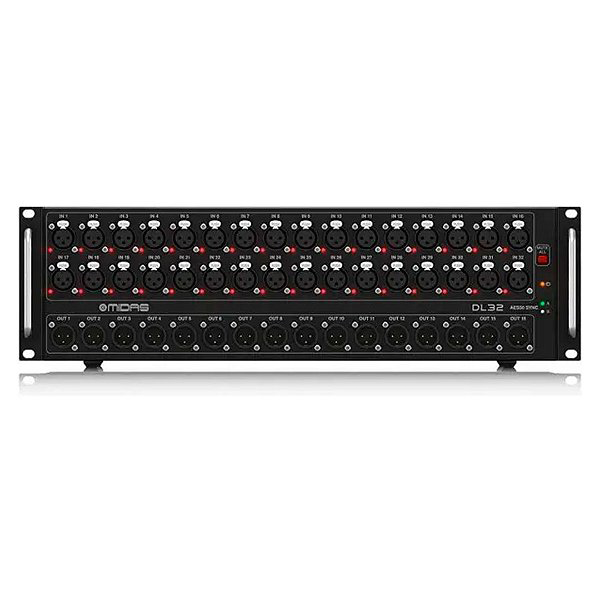 Stagebox Behringer S32 para Gravação e Performances ao Vivo