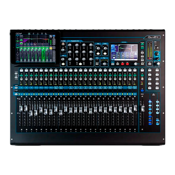 Mesa de Som Allen Heath QU24 Digital para Gravação Profissional