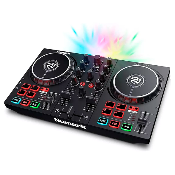 Controladora Numark PartyMix 2 para DJs Iniciantes com Luzes Integradas