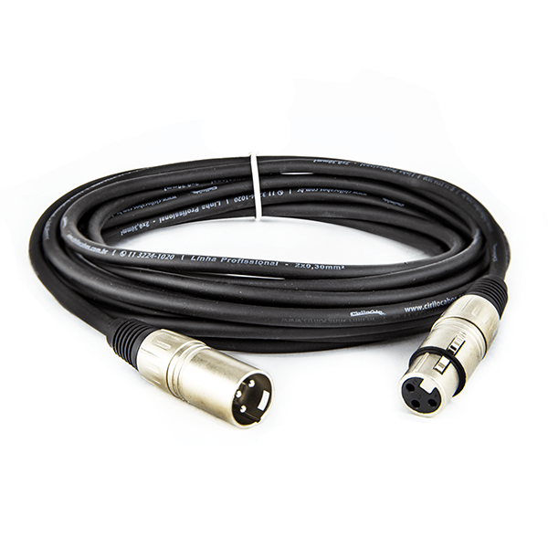 Cabo XLR XLR 5 Metros Cater para Áudio Profissional