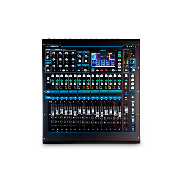 Mesa de Som Allen Heath QU16 Digital para Gravação e Eventos ao Vivo