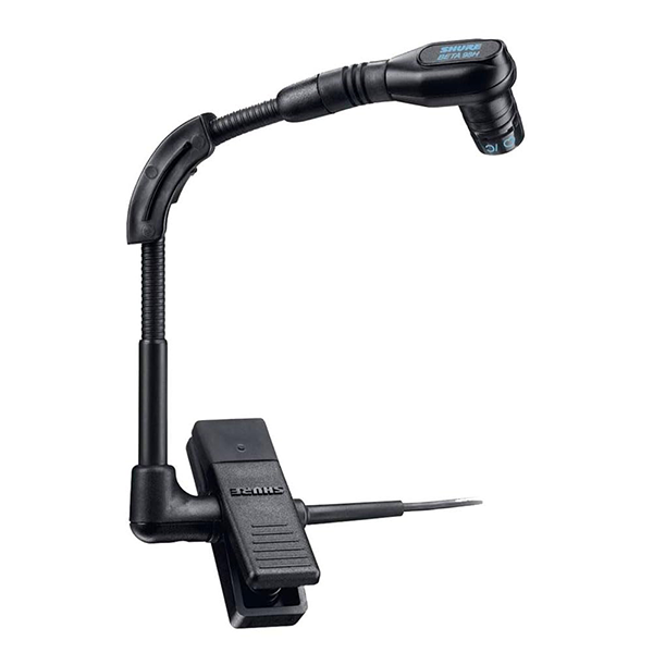 Microfone Shure SLXD14 Beta98H/C com L55 para Saxofone ao Vivo