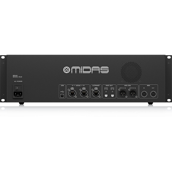 Stagebox Midas DL32 para Conexão de Áudio Digital