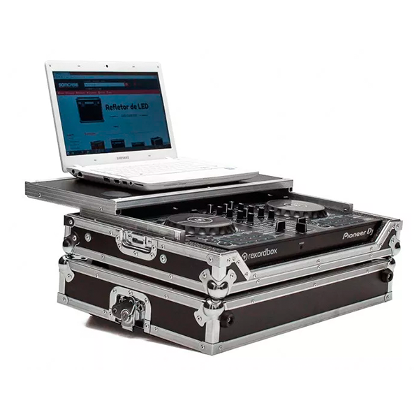 Case para Controladora DDJ400 Pioneer com Plataforma Integrada