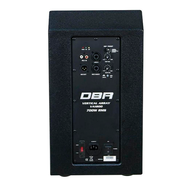 Caixa Line Vertical DBR VA1800 - 700 Watts RMS para Shows