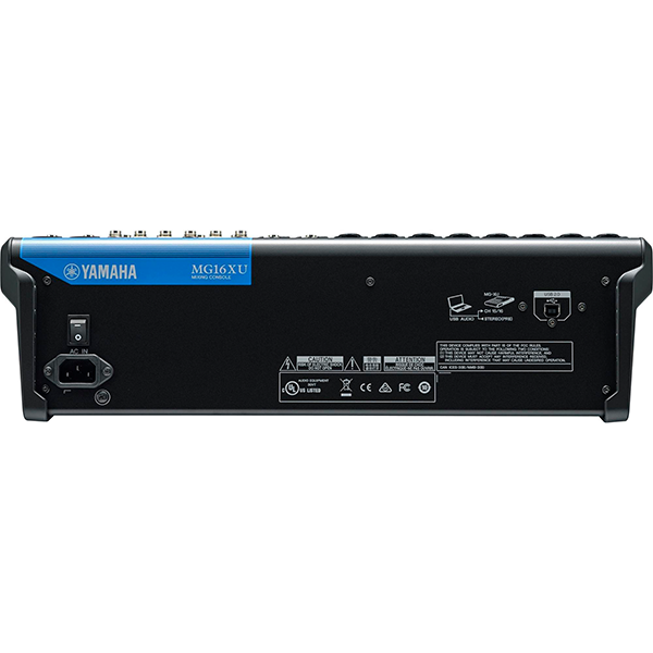 Mesa Yamaha MG16XU USB para Controle de Áudio ao Vivo