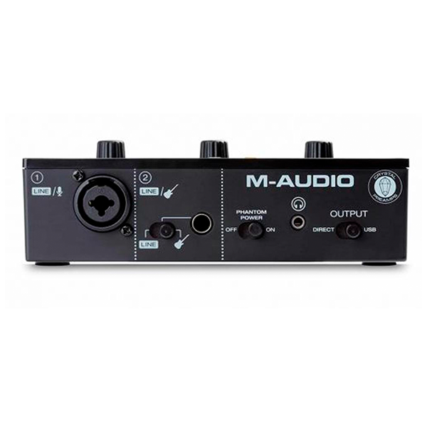 Interface M-Audio M-Track Solo USB para Gravação Doméstica