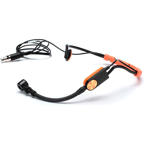 Microfone Shure BLX SM31 Headset Laranja para Performances ao Vivo