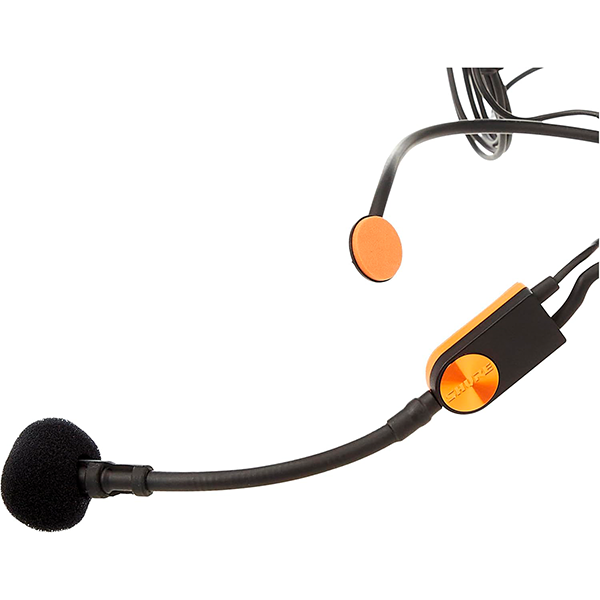 Microfone Shure BLX SM31 Headset Laranja para Performances ao Vivo