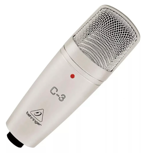 Microfone Condensador Behringer C3 para Estúdios Profissionais