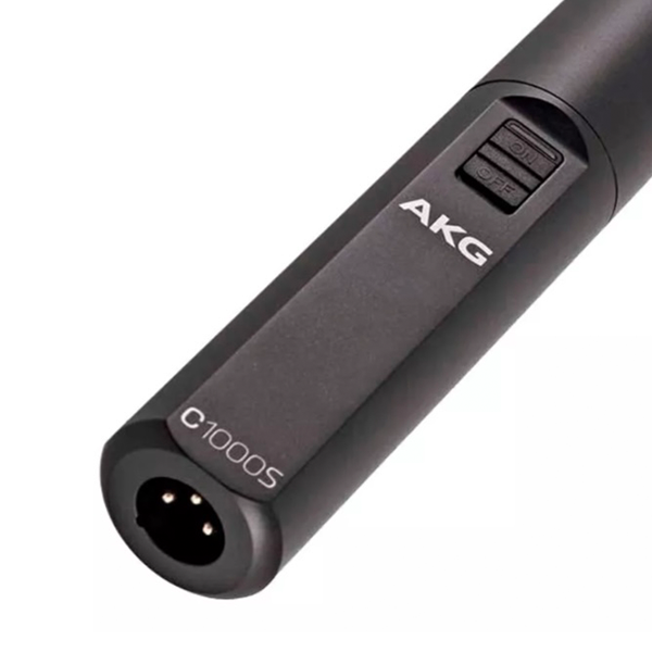 Microfone Vocal AKG C1000S Preto para Gravação e Performances ao Vivo