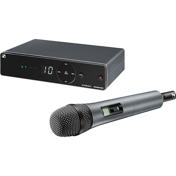 Microfone Sennheiser XSW-1 825 de Mão para Performances ao Vivo